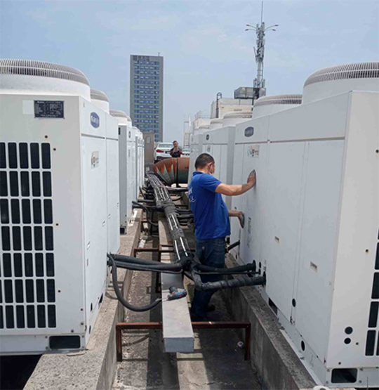 兖州中央空调制热和不制冷系统维修方法